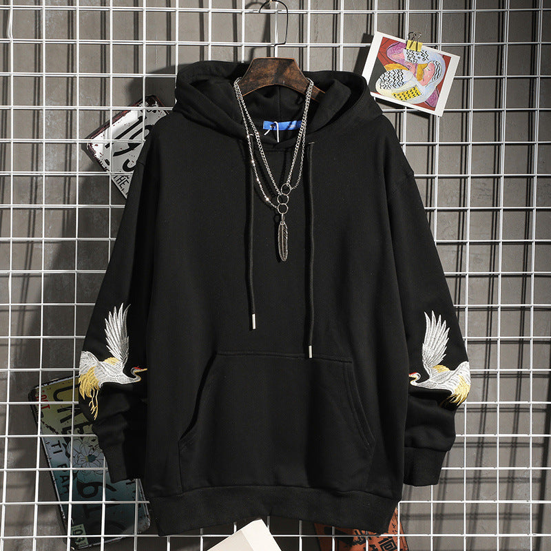Embroidered Loose And Versatile Couple Sweater Jacket