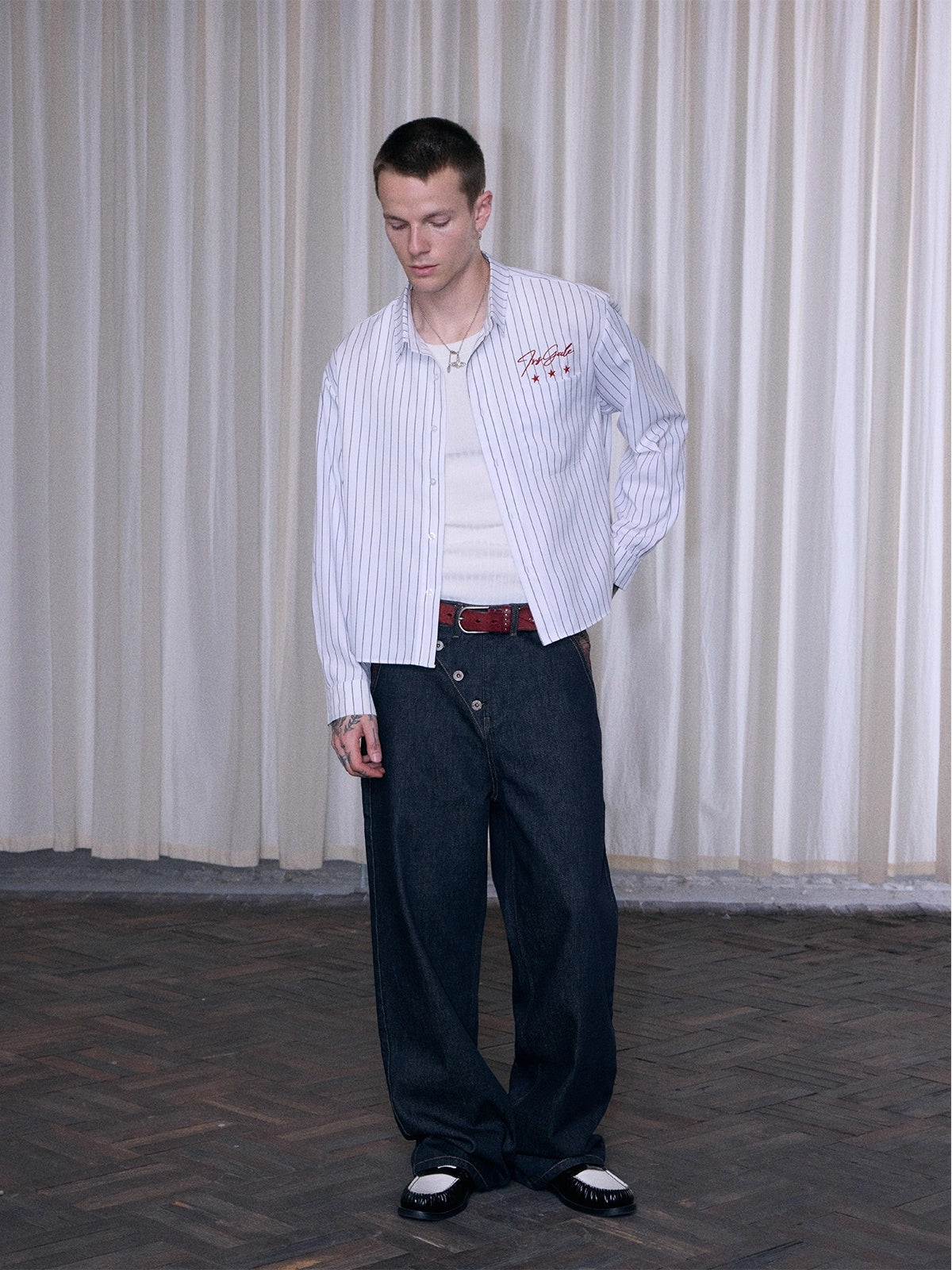 American Loose Straight Leg Jeans For Men