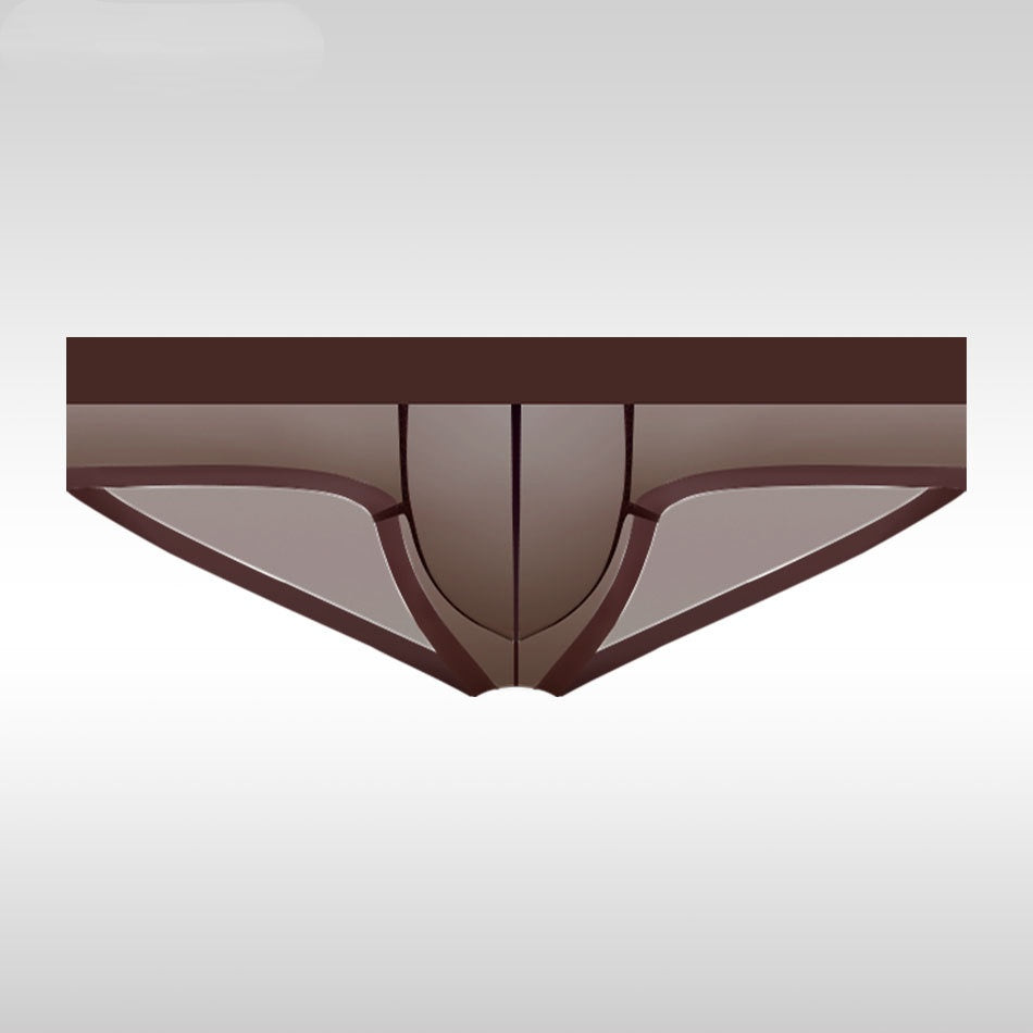 Mens Briefs Ultra-thin Ice-silk Seamless Boxer