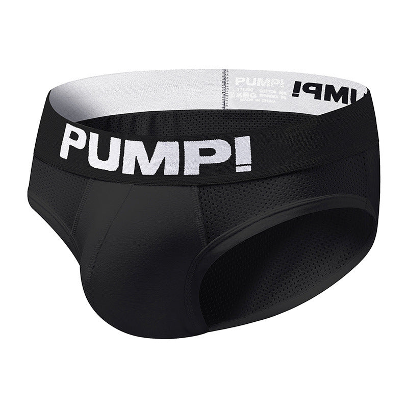 Black And White Briefs Men's Cotton Mesh Underwear