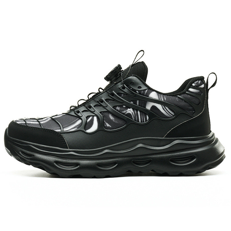 Rotating Button Men's Lightweight And Comfortable Labor Protection Shoes