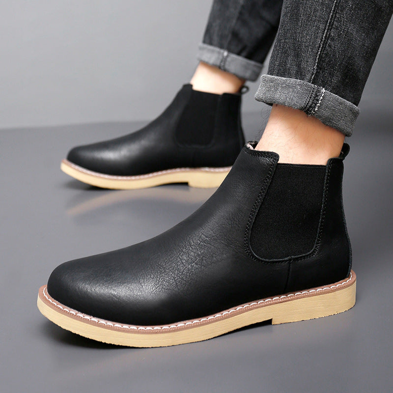 Men's British Style High-top Shoes Martin Boots