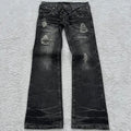 Slightly Flared Double Waist Lace Pants For Men And Women