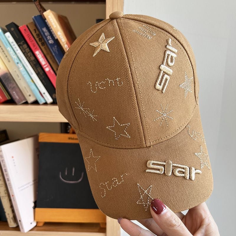 Lovers Wild Casual Sun-proof Face-looking Small Peaked Cap For Men