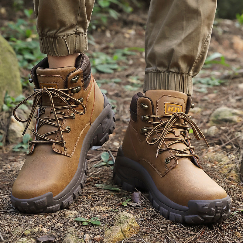 High-top Hiking Boots Outdoor Large Size Training Shoes