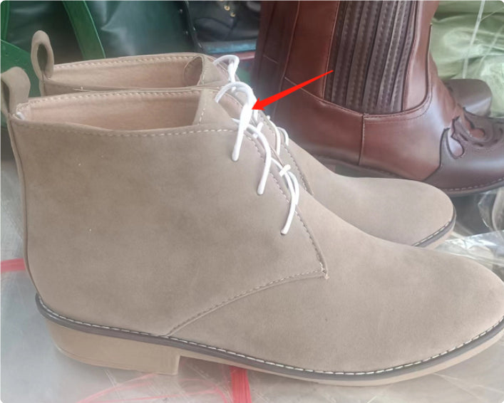 Plus Size Men's Retro Desert Boots Classic