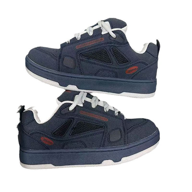 Lightweight Trendy Suede Patchwork Retro Bread Shoes