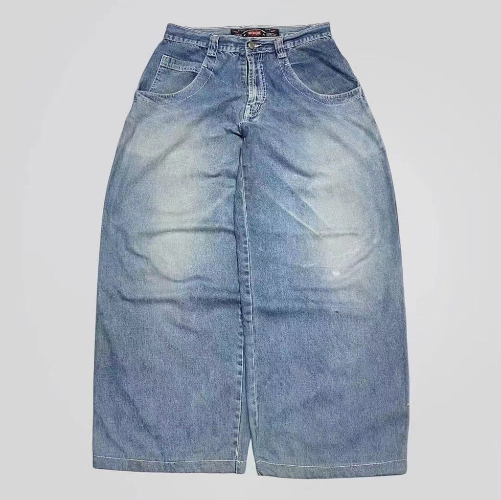 High Street Hip Hop Fashion Brand Jeans Male