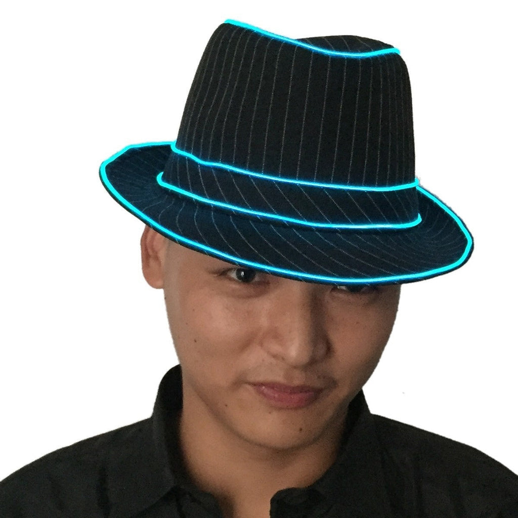 Luminous British Style Luminous Top Fedora Hat