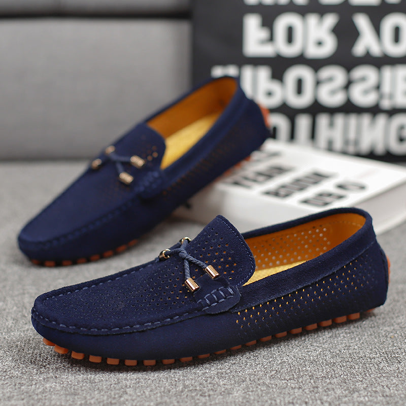 Plus Size Slip-on Breathable Hollow Gommino