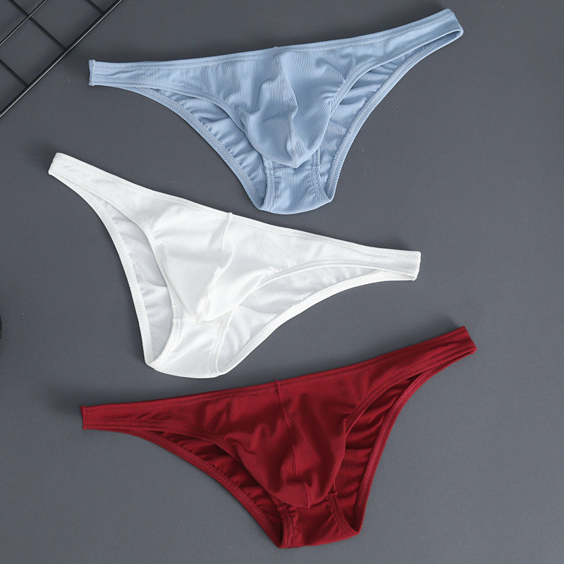 Underwear Low Waist Sexy Silky Small Briefs Underpants