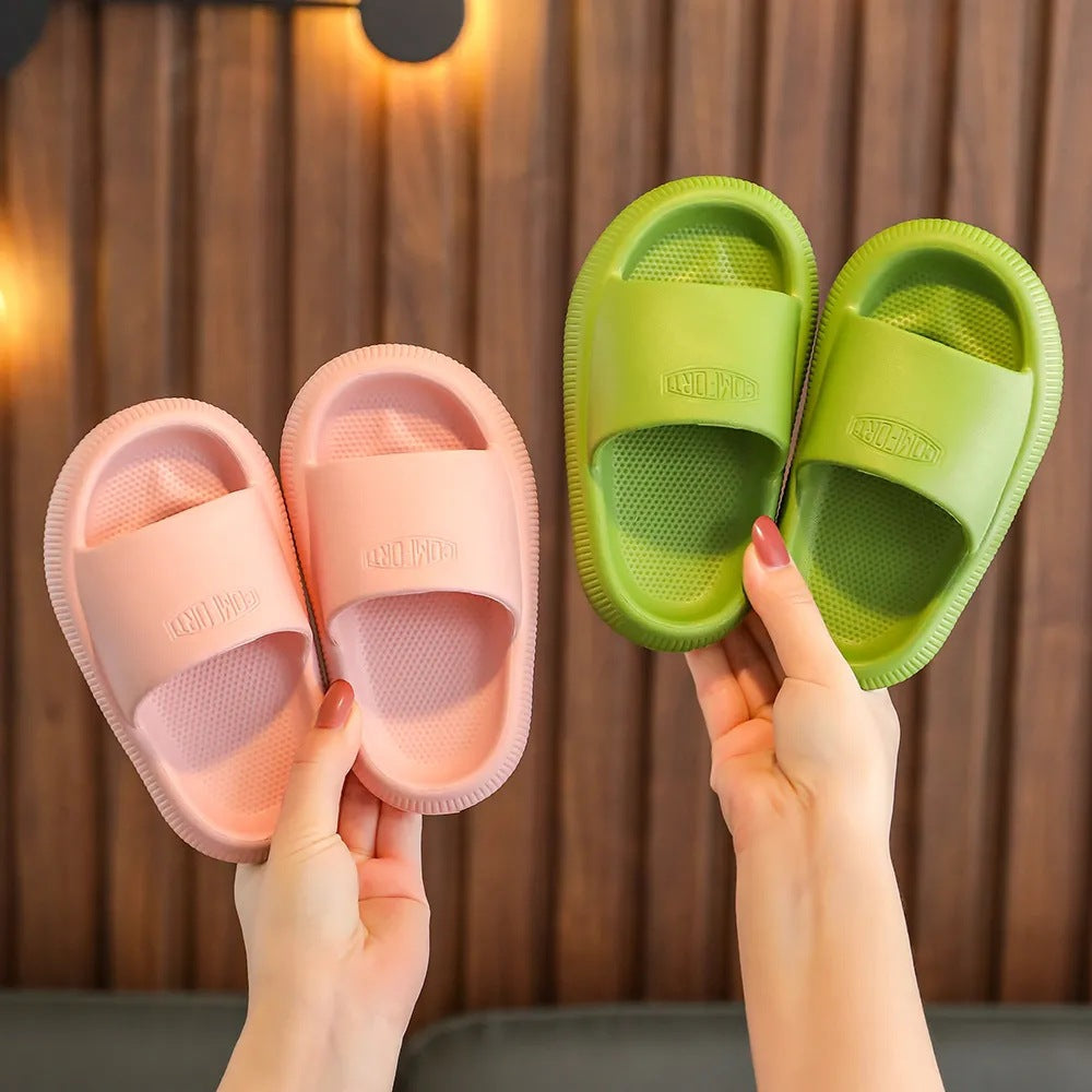 Slippery Wear-resistant Fashion Home Children's Literal Slippers