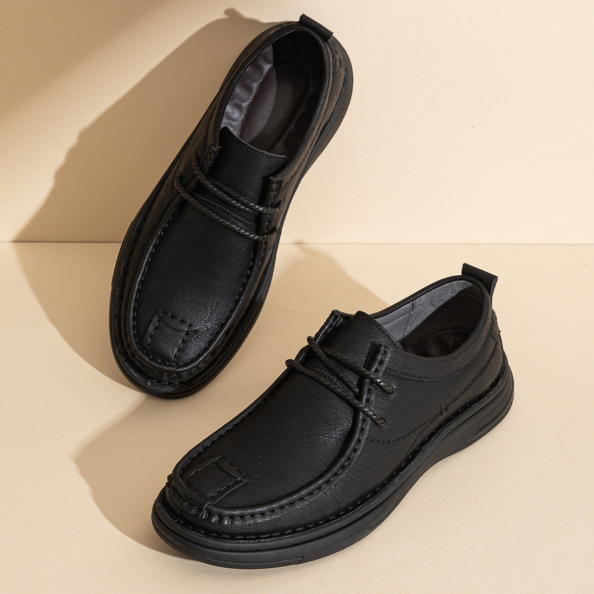 Business Casual Shoes Formal Wear Soft Bottom Lace Up Low Top