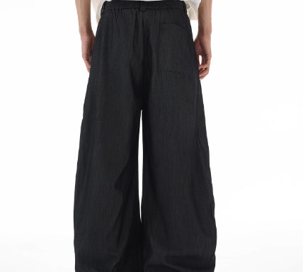 American Retro Texture High Intelligence Machete Suit Pants