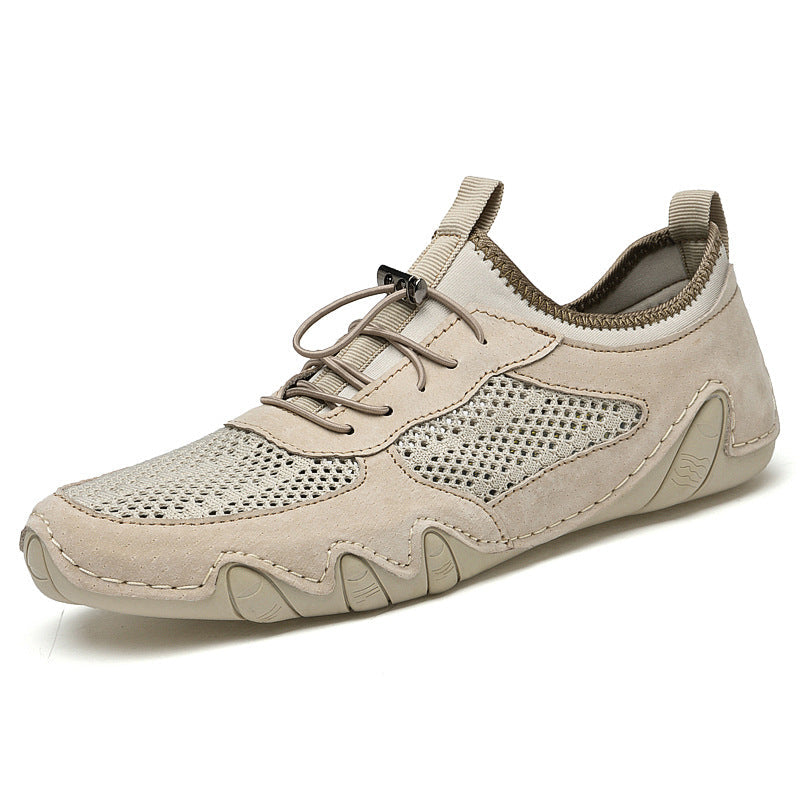 Breathable Slip On Driving Leather Shoes Men's Casual Shoes