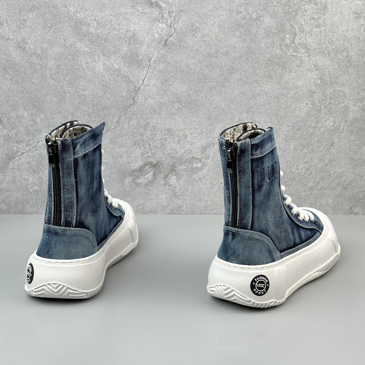 High-top Canvas Boots Fashionable All-match Boots Men