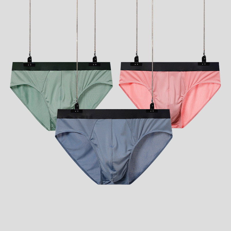 All Black Belt Spot Men's Briefs