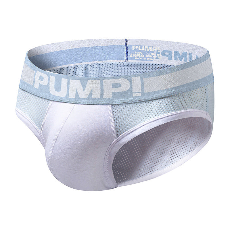 Mesh Underwear Men's Cotton Black And White Briefs
