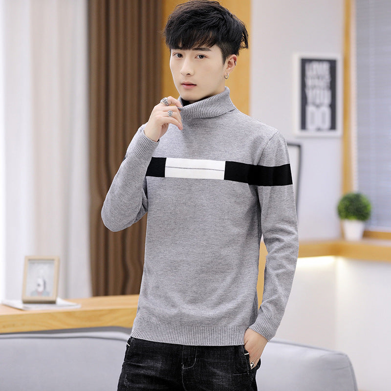 New Style Plus Velvet Thickening Bottoming Sweater Korean Style