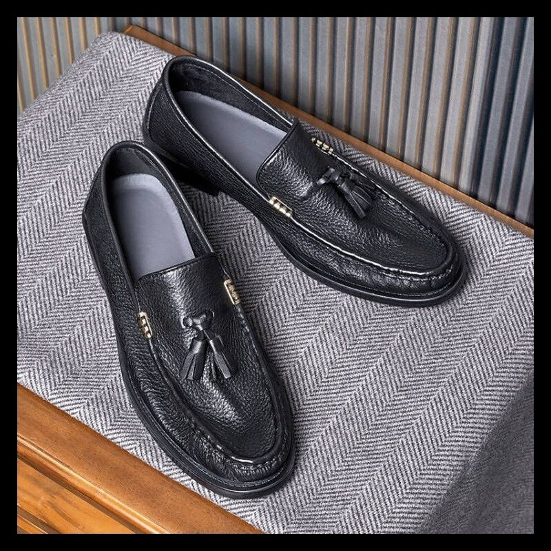 Breathable Men's Genuine Leather England Style