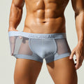 New Men's Underwear Quick-dry Boxer Transparent Sexy