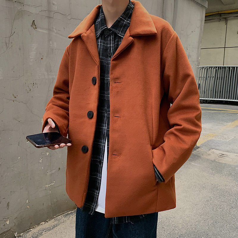 Loose Casual Jacket Woolen Coat