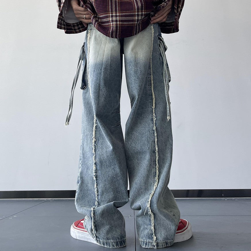 Tooling Straight-leg Trousers Loose Trendy All-match