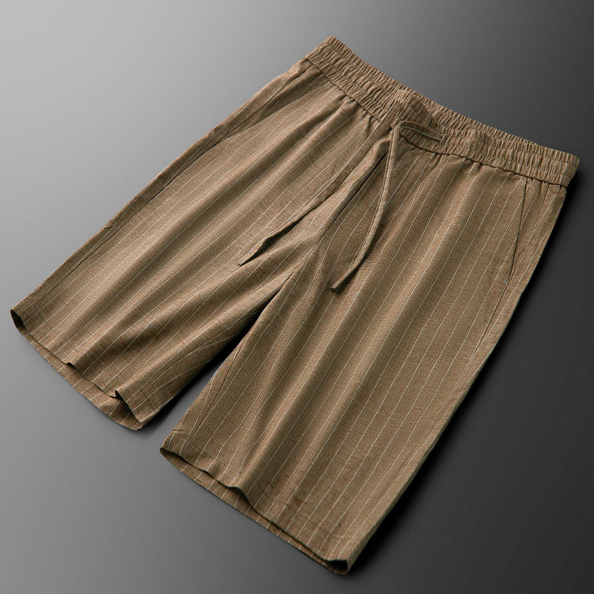 Ice-feeling Linen Fabric Shorts Men's Loose