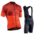 Men's Short-sleeved Cycling Jersey Suit Straps