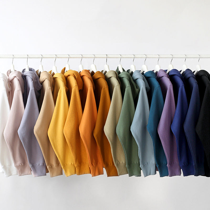 Long Staple Cotton Solid Color Sweatshirt