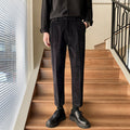 Non-ironing All-matching Lightly Mature Boys Straight-leg Pants Trousers