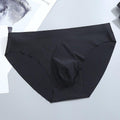 Boys Ice Silk Transparent 3D Briefs With Middle Waist