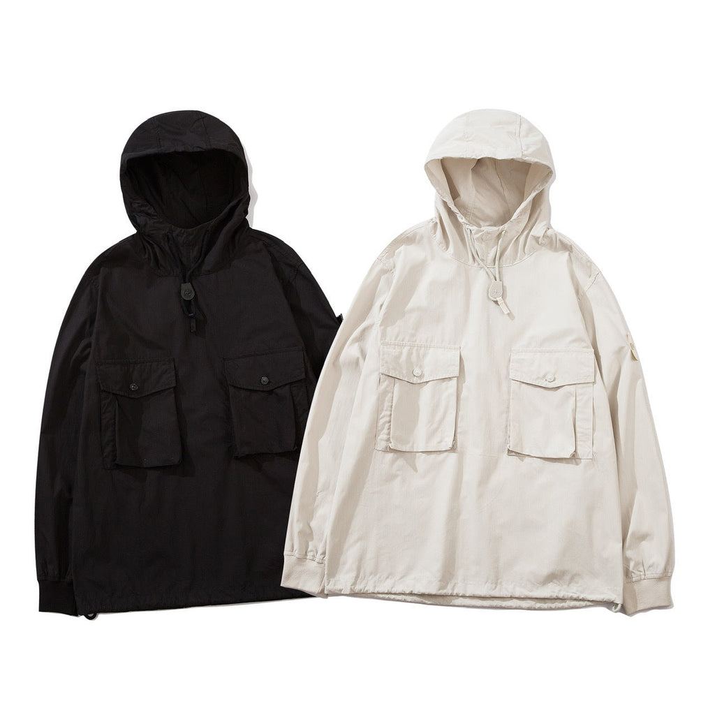 Ghost Series Functional Hooded Nylon Trench Coat