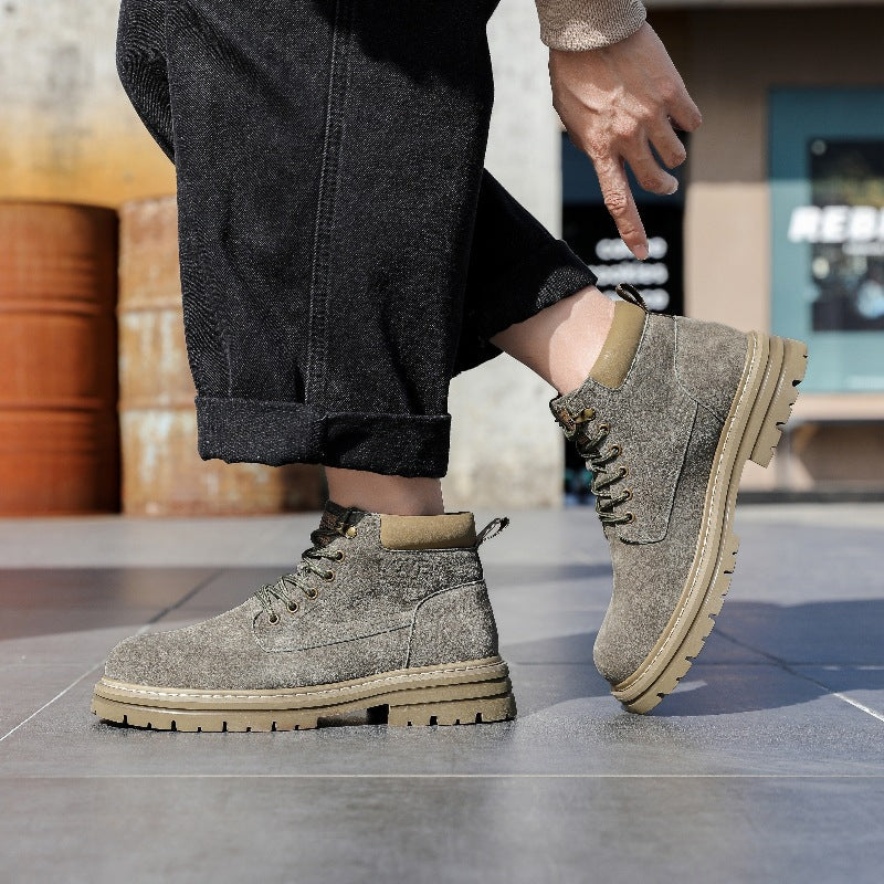 Spring, Summer And Winter Big British Style Men's Shoes Retro