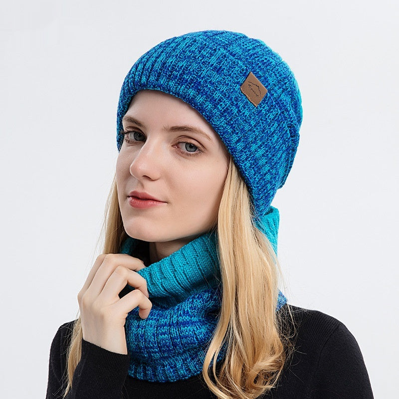 Outdoor Woolen Cap Fleece-lined Thickened Warm Hat