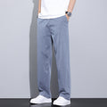 Thin Stretch Business Straight Loose-fitting Wide-leg Trousers