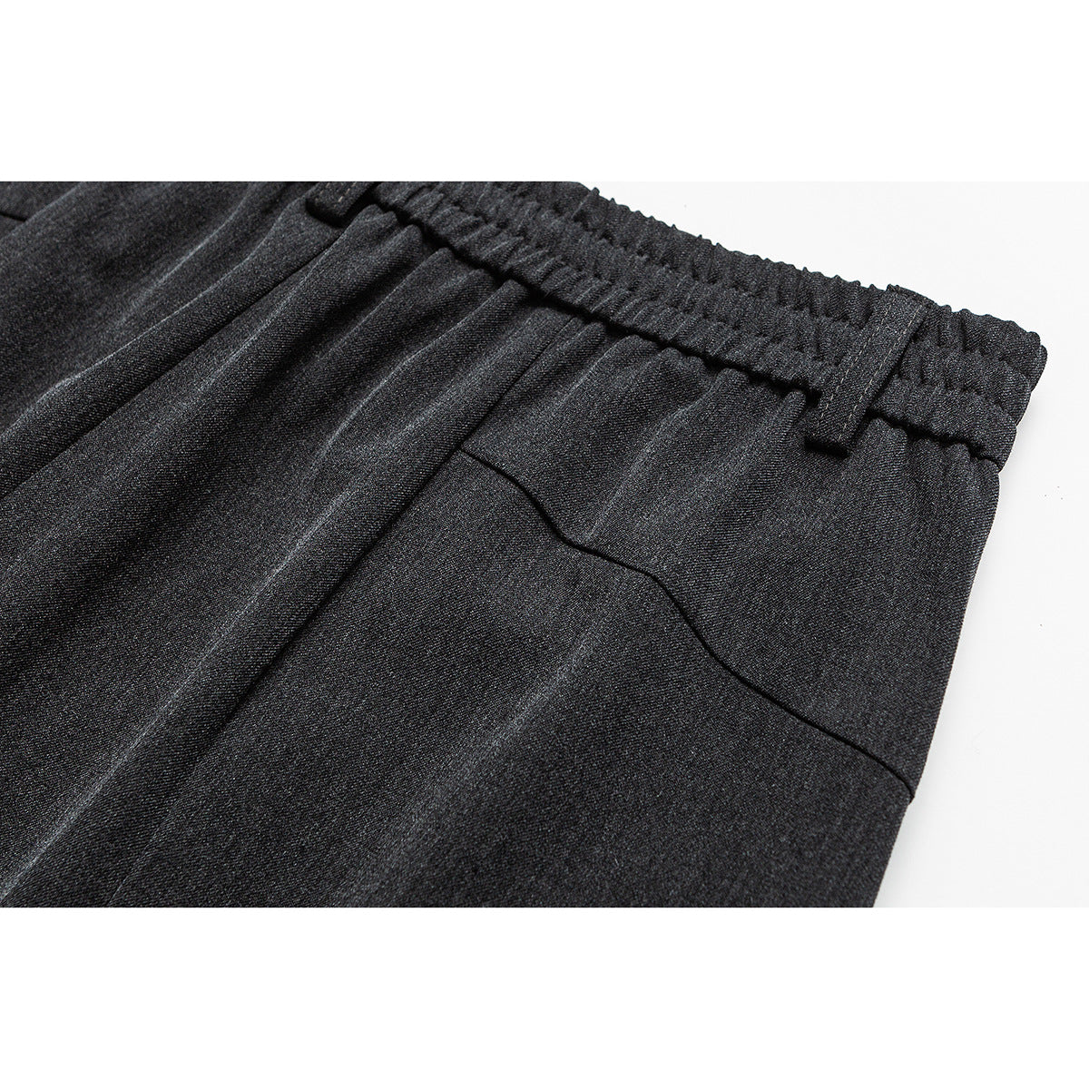 Suit Pants Draping Effect Breasted Placket Trousers For Men