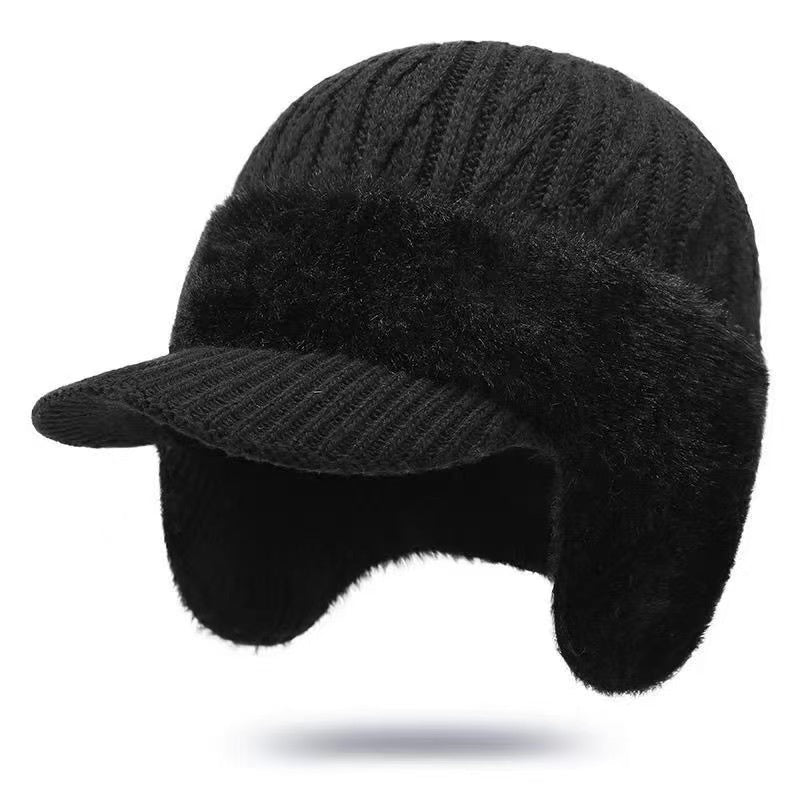 Winter New Men's Ear Protection Cold-proof Knitted Hat