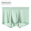 Ice Silk Nude Feel Mid-waist Comfortable 7A Antibacterial Mulberry Crotch Men's Underwear