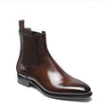 Custom  Silver Men's Short Boots
