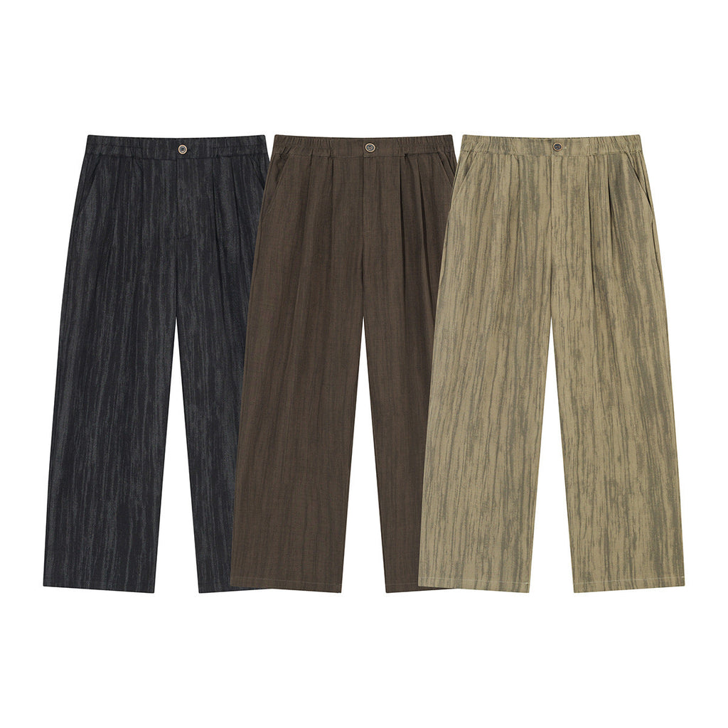 Autumn New Color Matching Casual Trousers For Men