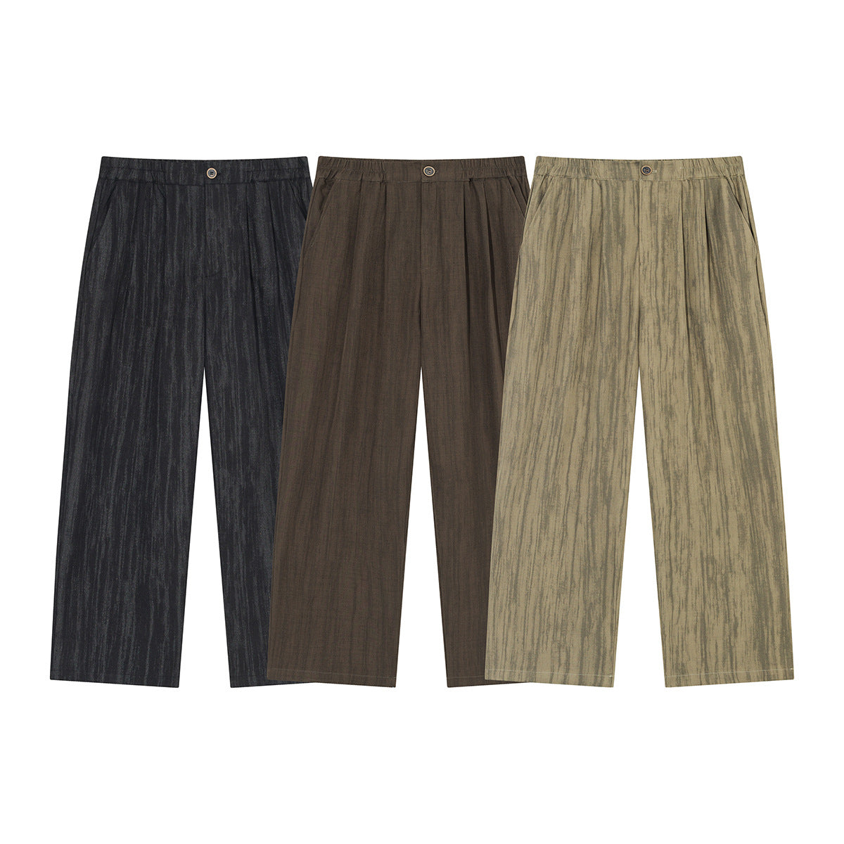 Autumn New Color Matching Casual Trousers For Men
