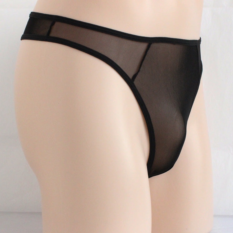 Men's High Elastic Mesh See-through Thin Panties