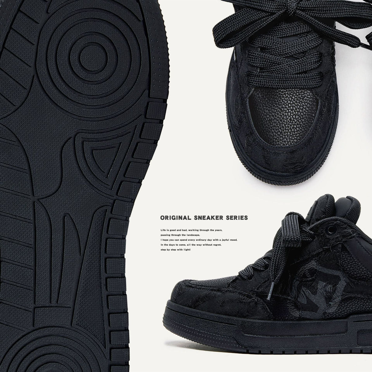 Destroy Aesthetic Leisure Men's Platform Shoes