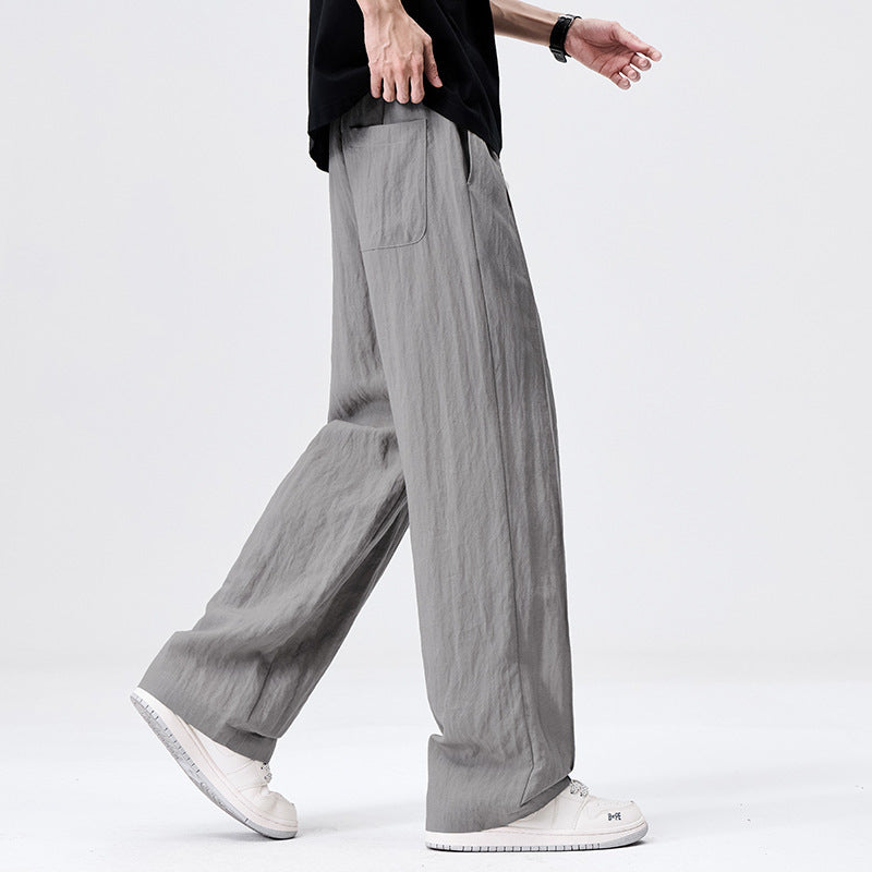 New Men's Summer Tencel Lyocell Breathable Sports Pants