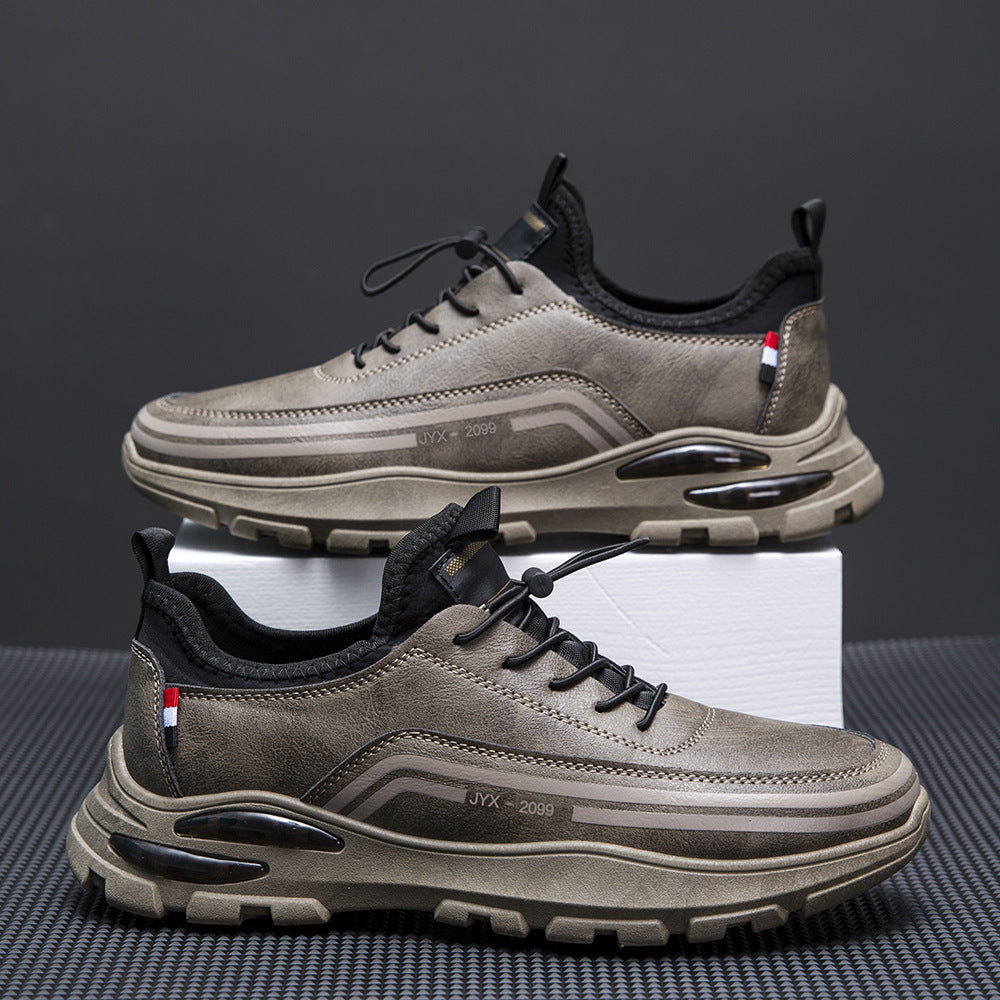 Men's Fleece Lined Padded Warm Keeping Waterproof Sneakers