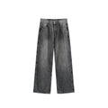 Men's Fashion Personality Cutting Washed Jeans