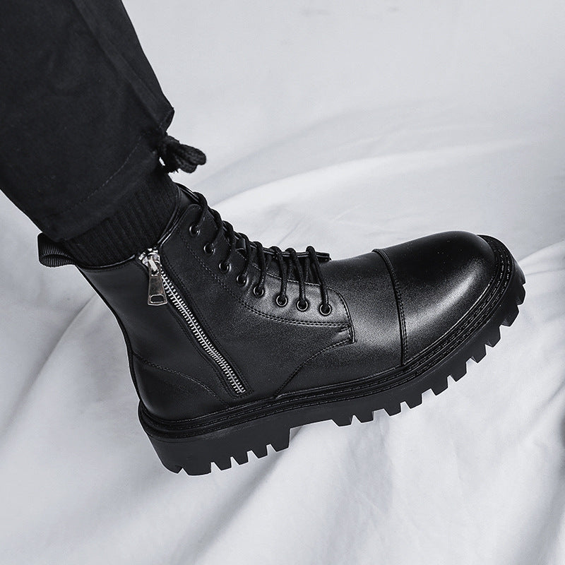 Thick-soled Martin Trendy Short Boots British Fan Car