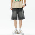 Men's Light Color Retro Straight Denim Shorts