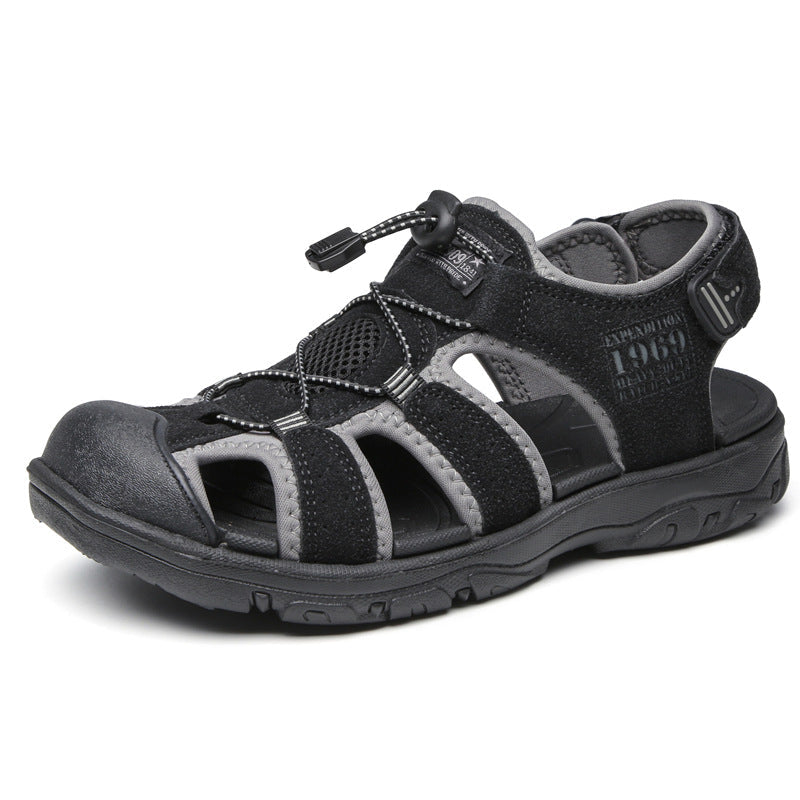 Hiking Men's Beach Shoes Casual Soft Platform Non-slip Sandals